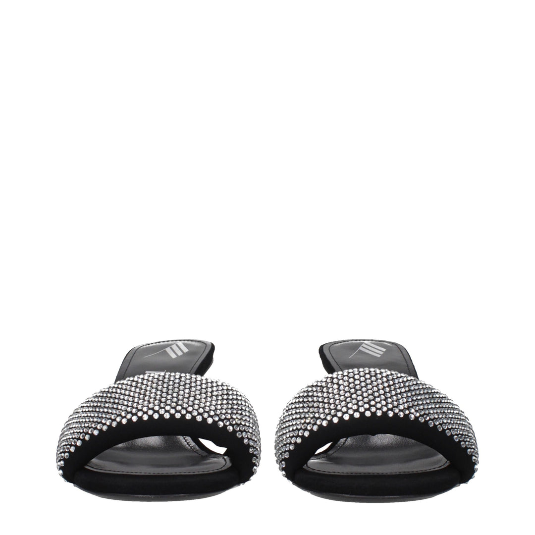 Prada Black Fabric Platform Sandals