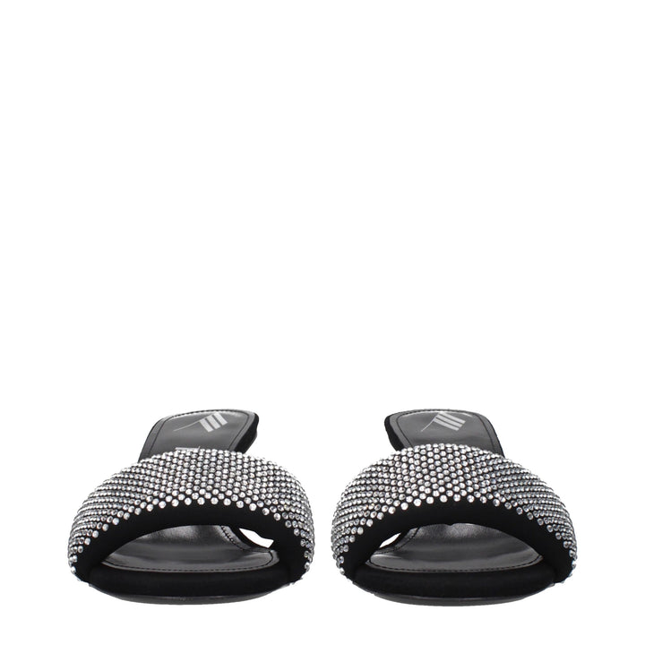 Prada Black Fabric Platform Sandals