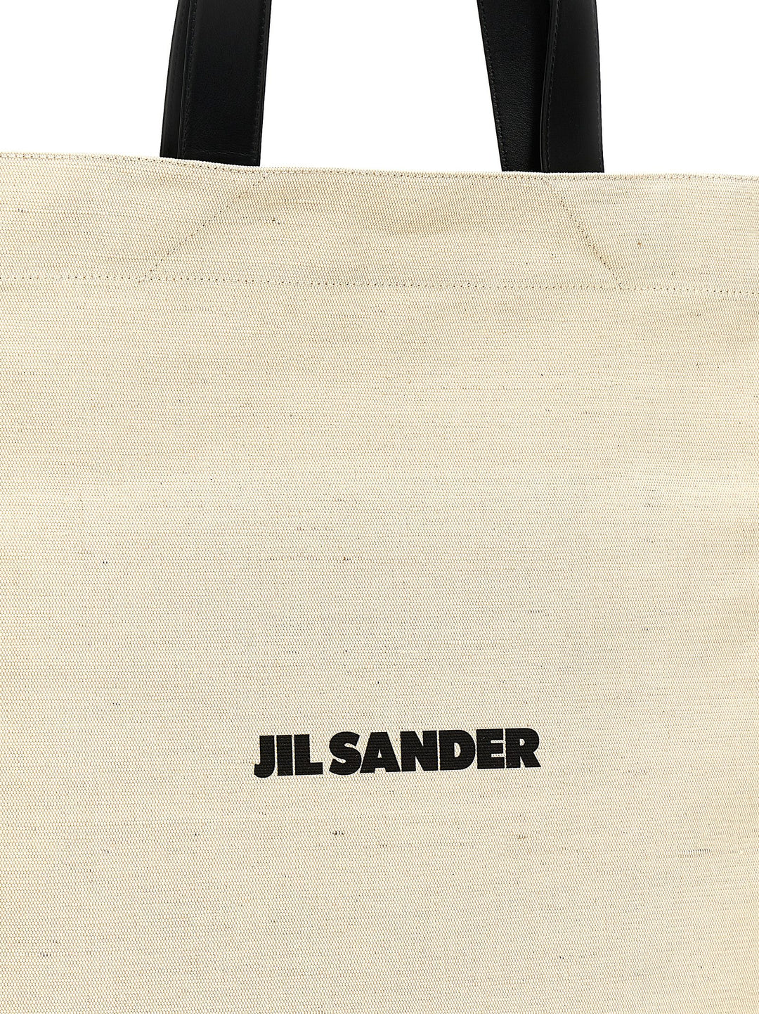 Jil Sander Bicolor Jute Tote Bag