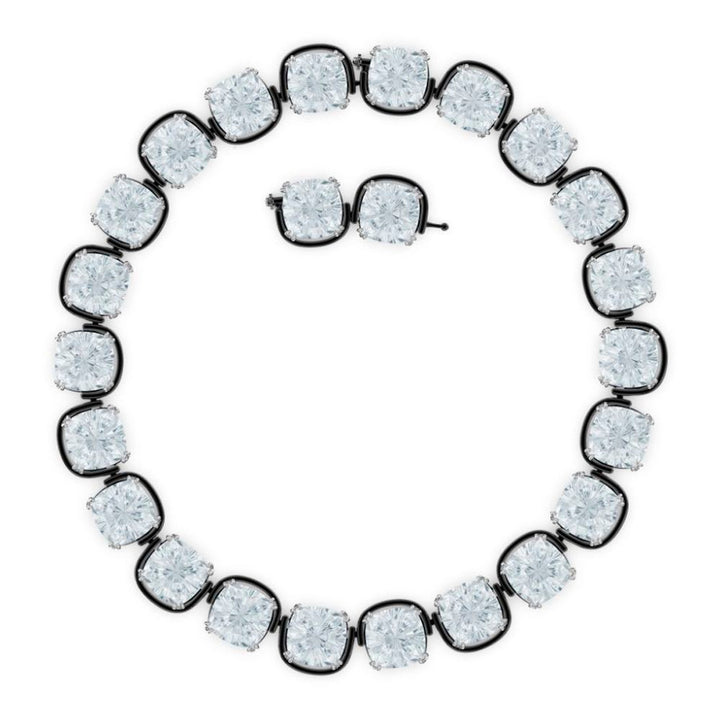 Swarovski Gray Glass Necklace