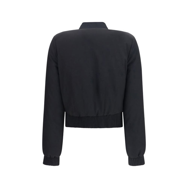 Alexander McQueen Black Polyester Bomber