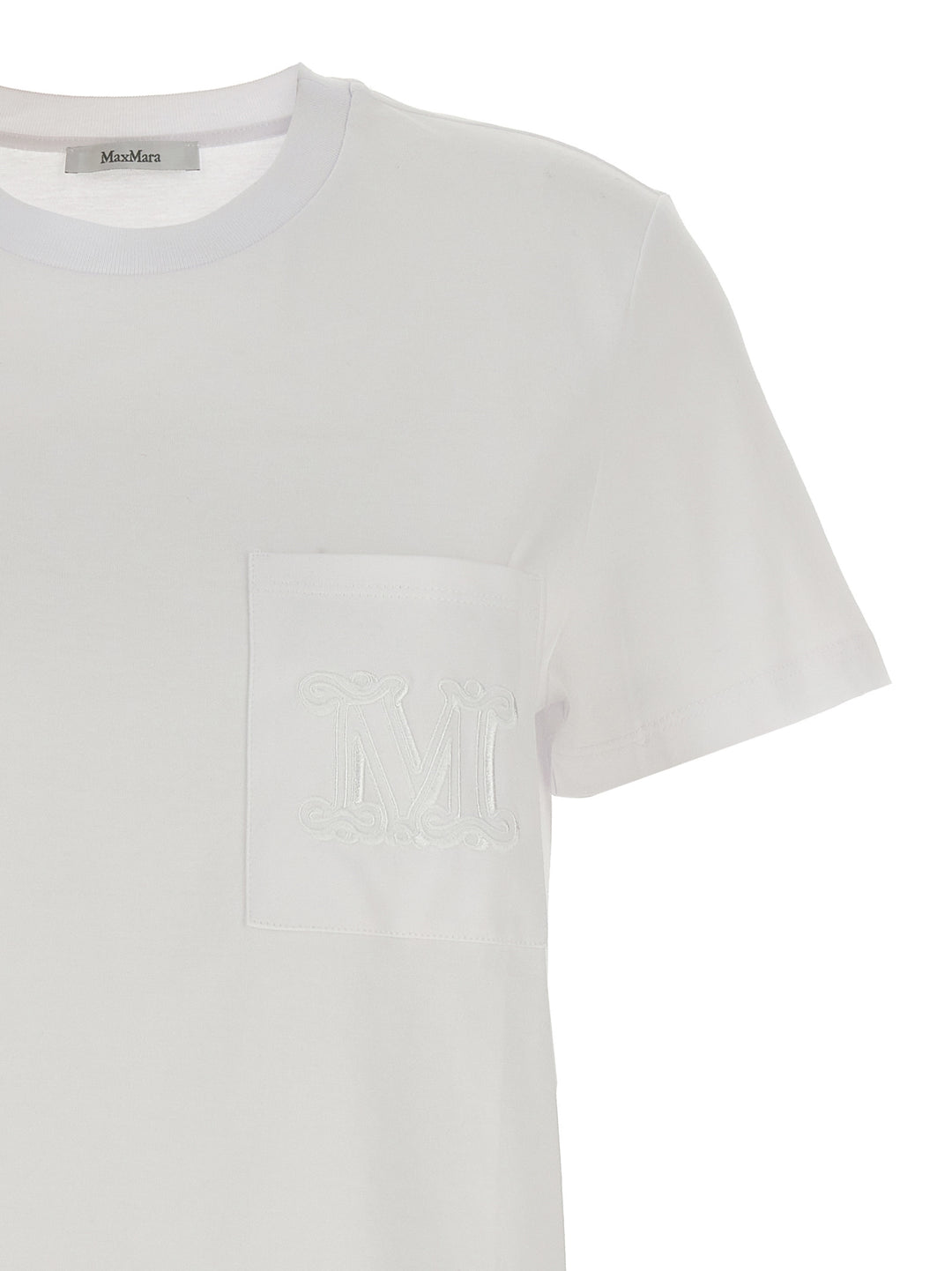 Max Mara White Cotton T-Shirt