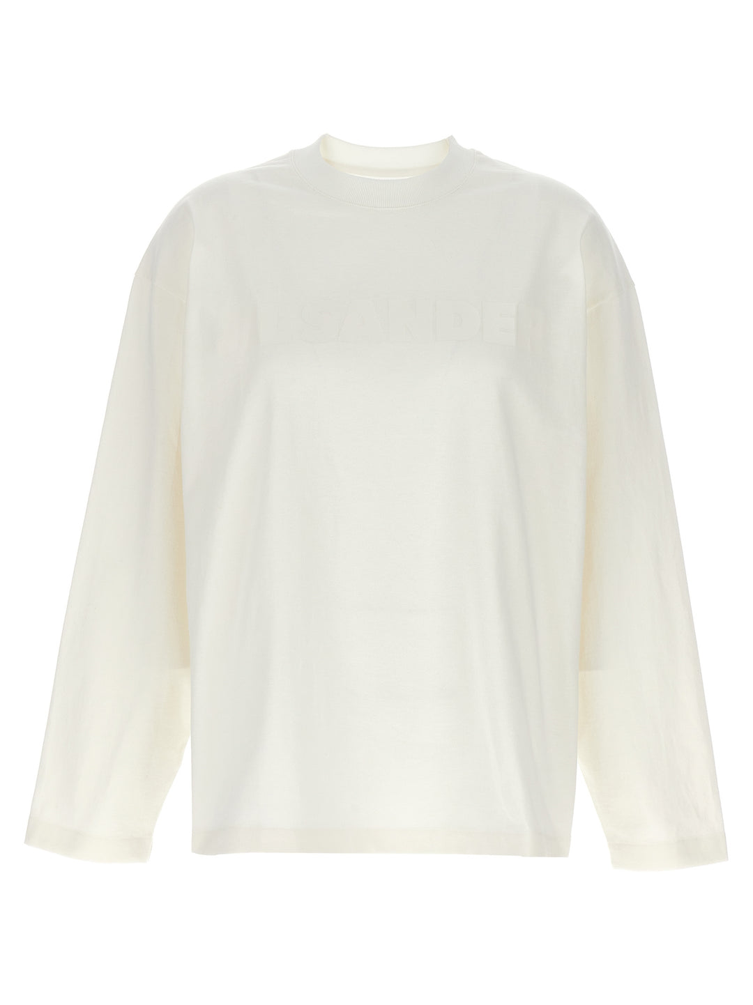 Jil Sander White Cotton Long Sleeve T-Shirt