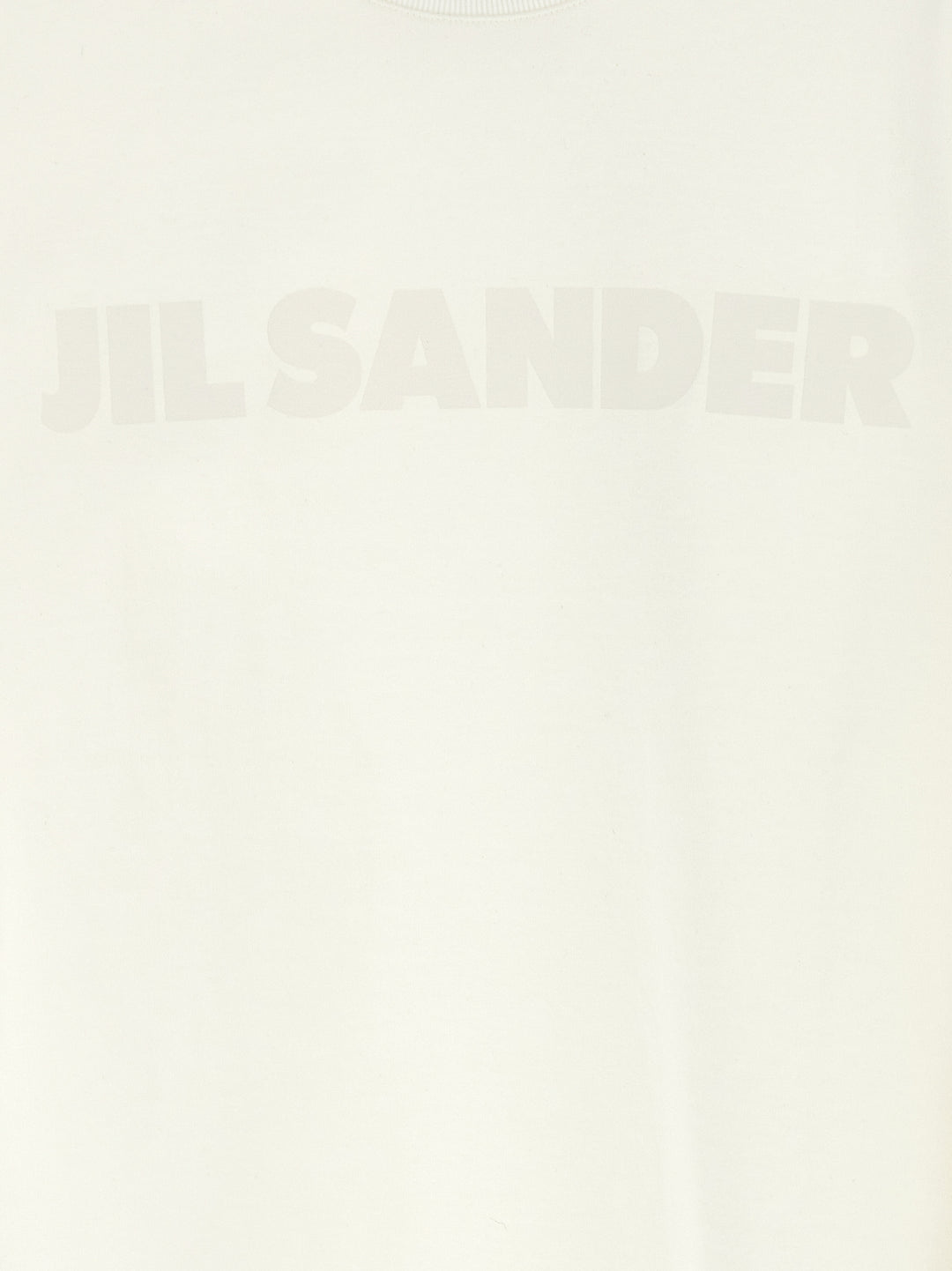 Jil Sander White Cotton Long Sleeve T-Shirt