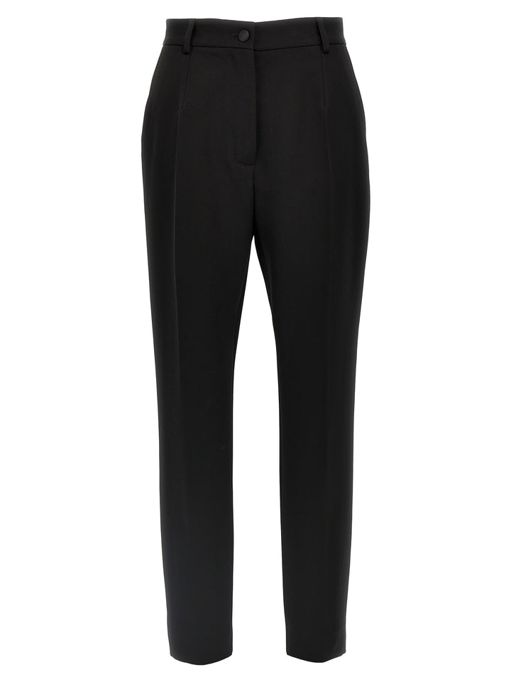 Dolce & Gabbana Black Virgin Wool Tuxedo