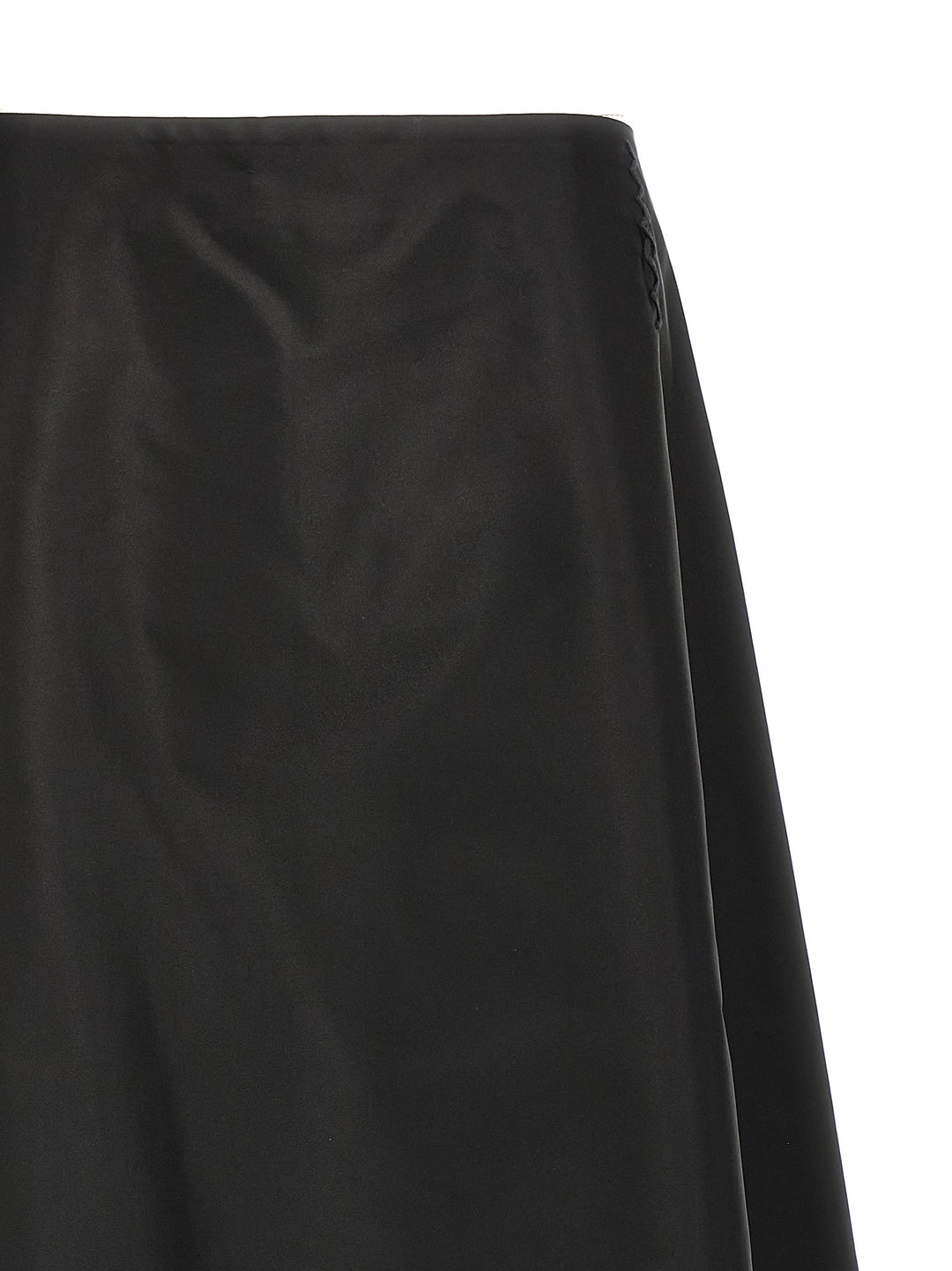 Marni Black Polyamide Midi Skirt