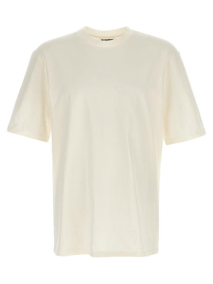 Jil Sander White Cotton Long Sleeve T-Shirt