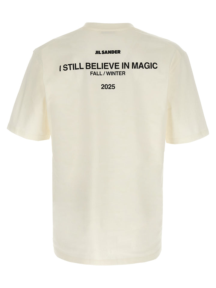 Jil Sander White Cotton Long Sleeve T-Shirt