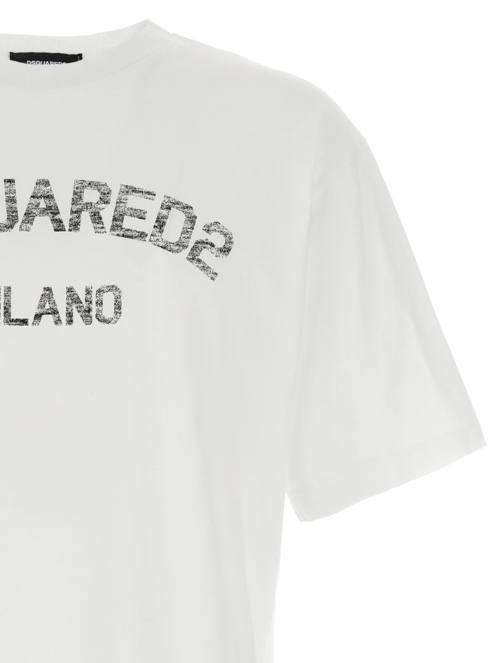 Dsquared² White Cotton T-Shirt