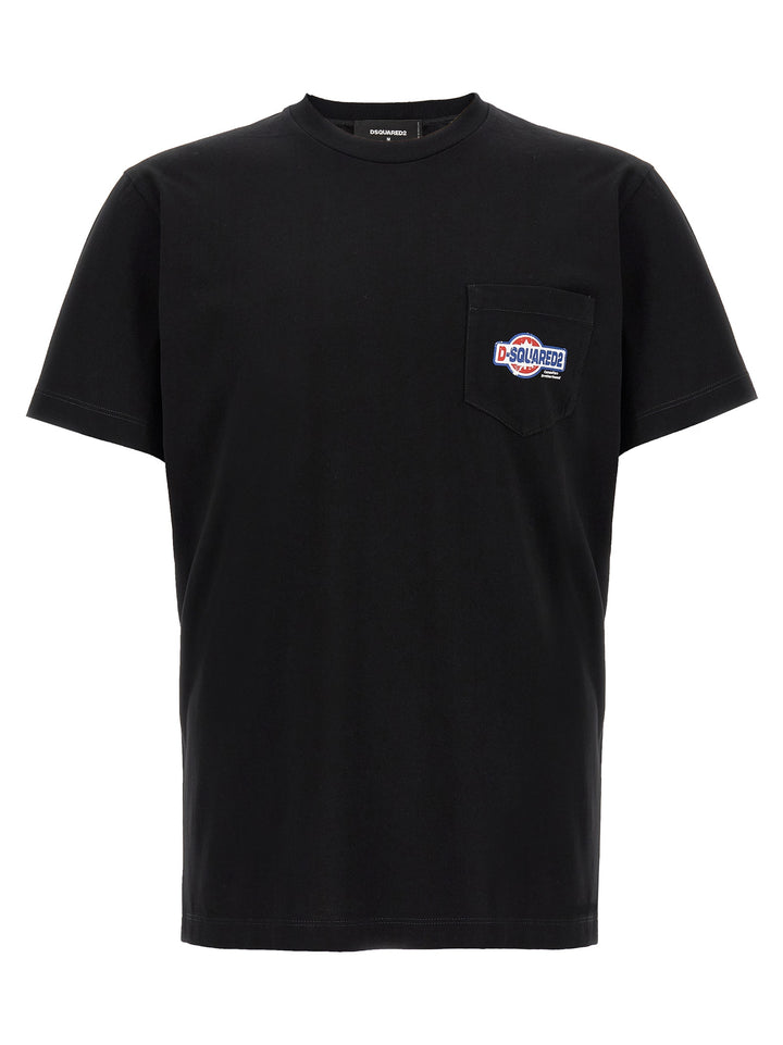 Dsquared² Black Cotton T-Shirt
