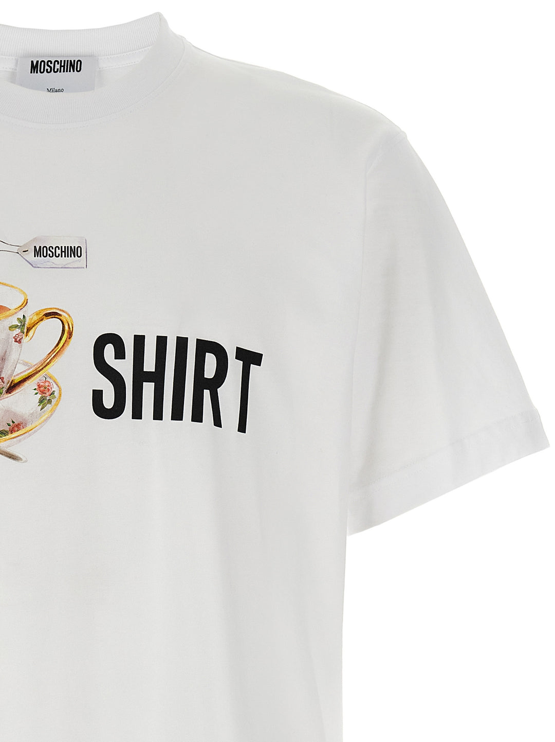 Moschino White Cotton T-Shirt