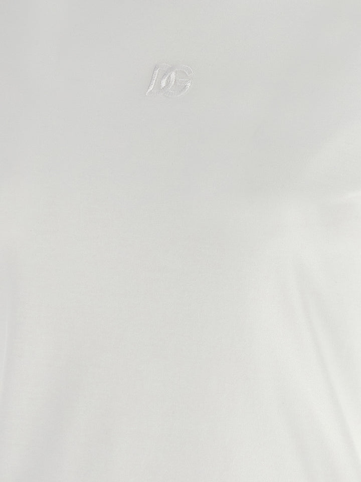Dolce & Gabbana White Cotton T-Shirt