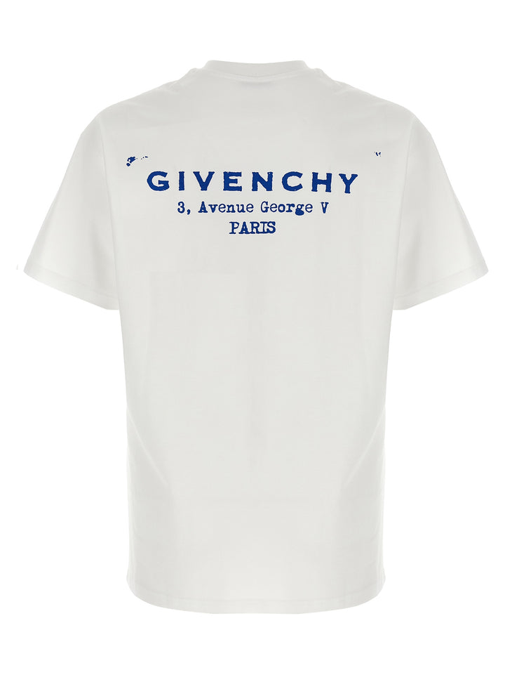 Givenchy White Cotton T-Shirt