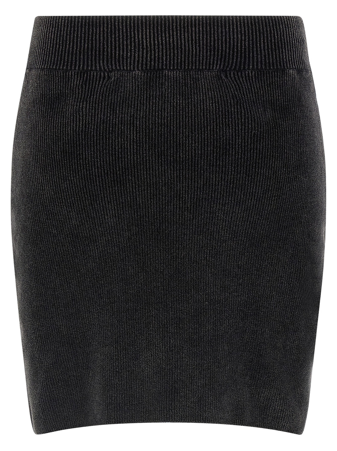 Alexander Wang Black Cotton Long Skirt