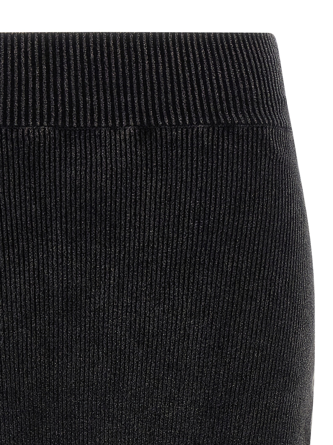 Alexander Wang Black Cotton Long Skirt