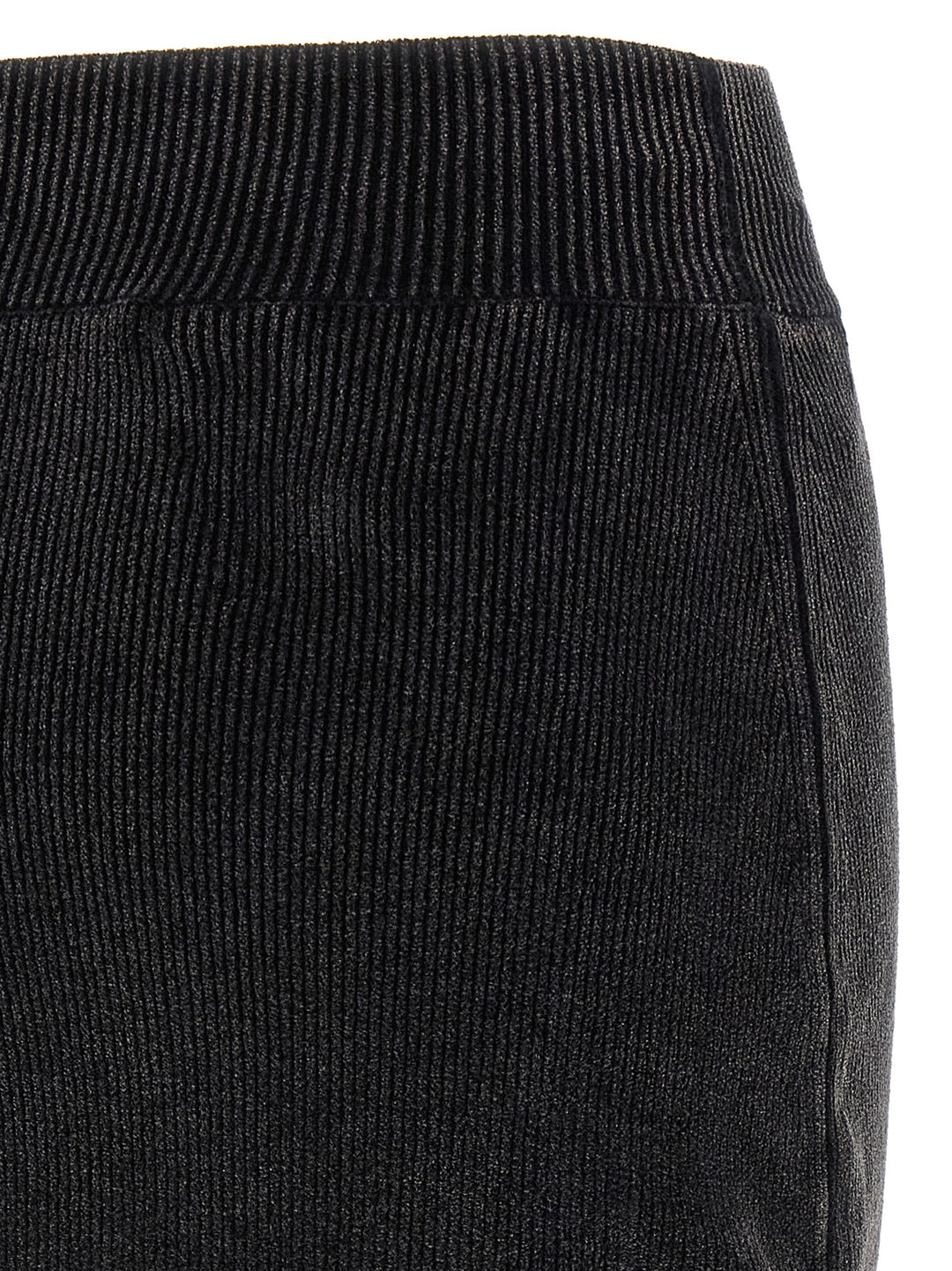 Alexander Wang Black Cotton Long Skirt