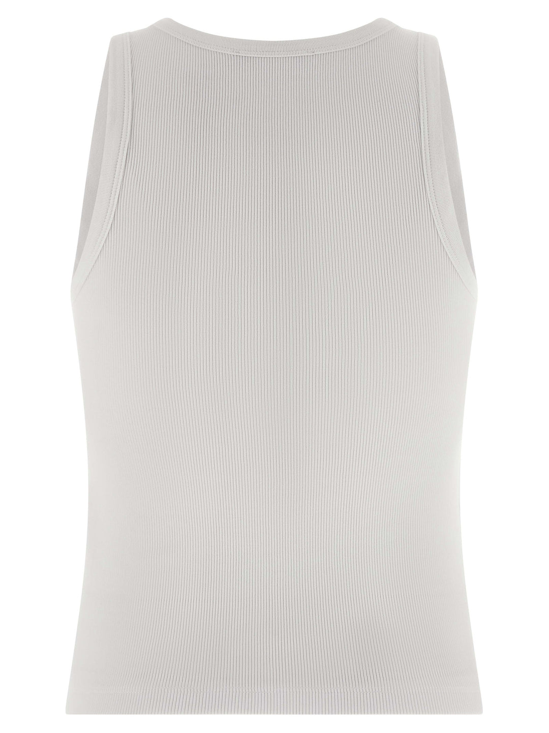 Givenchy White Cotton Sleeveles T-Shirt