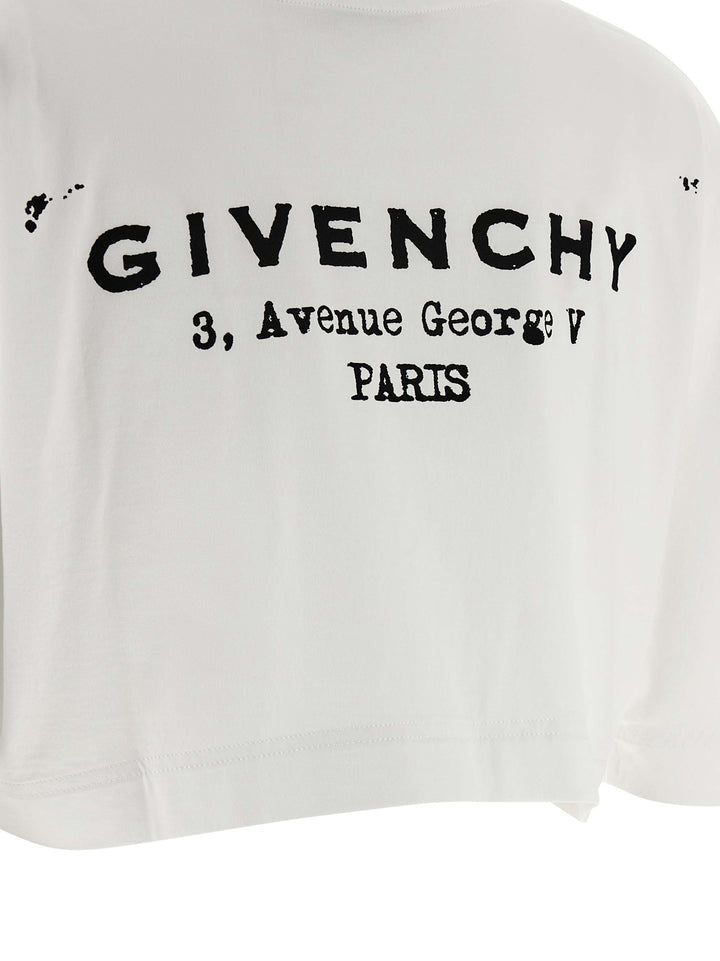 Givenchy White Cotton T-Shirt