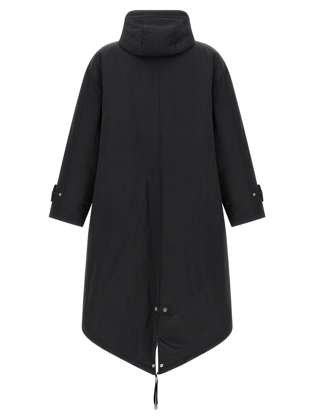 Ami Paris Gray Polyamide Parka