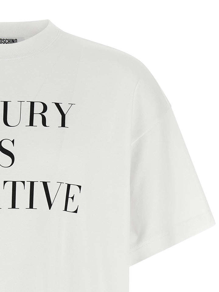 Moschino White Cotton T-Shirt