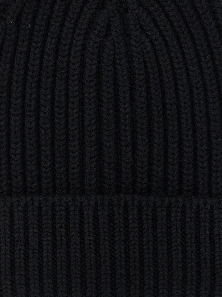 Dolce & Gabbana Black Wool Beanie