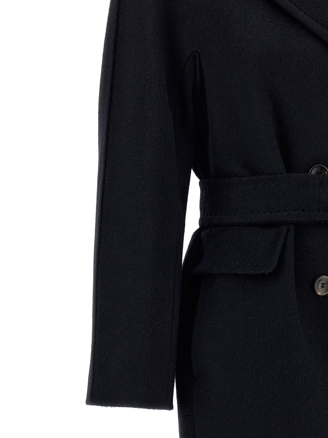Max Mara Blue Cashmere Coat