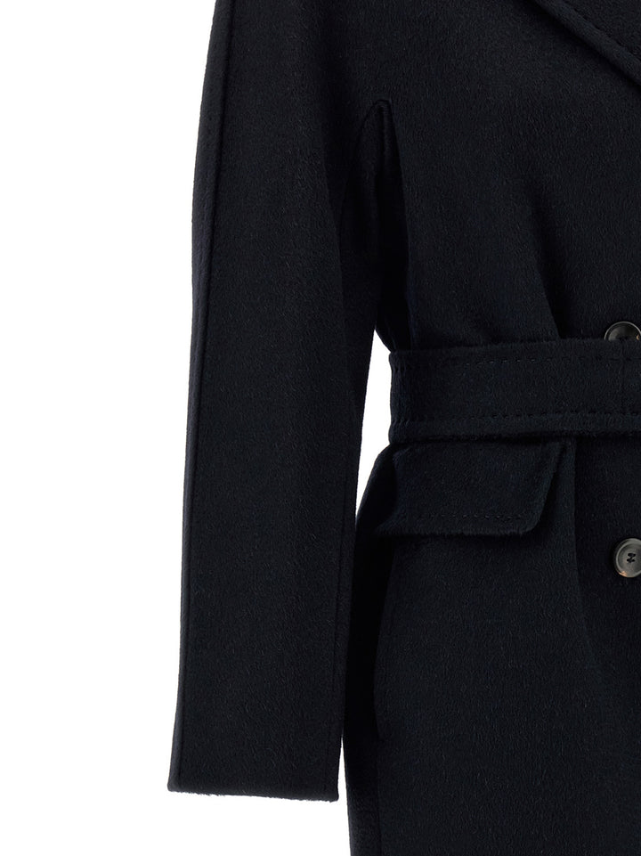 Max Mara Blue Cashmere Coat