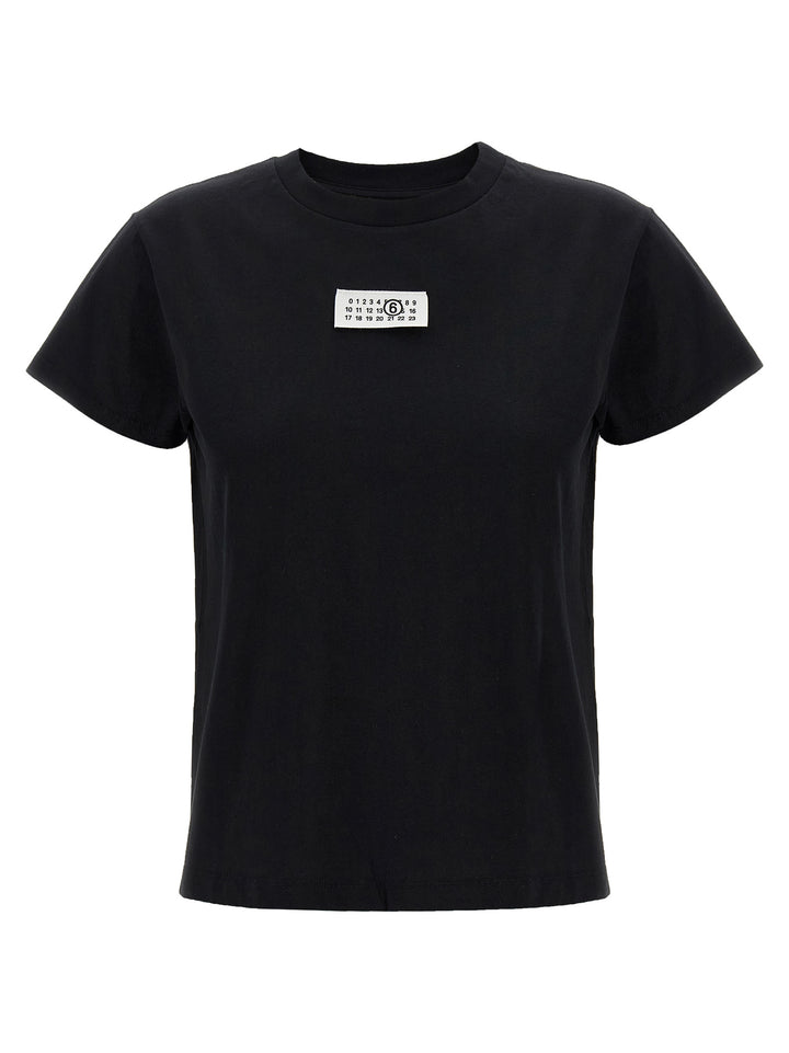 MM6 Maison Margiela Black Cotton T-Shirt