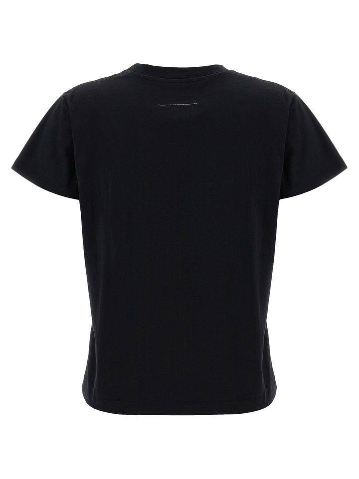 MM6 Maison Margiela Black Cotton T-Shirt