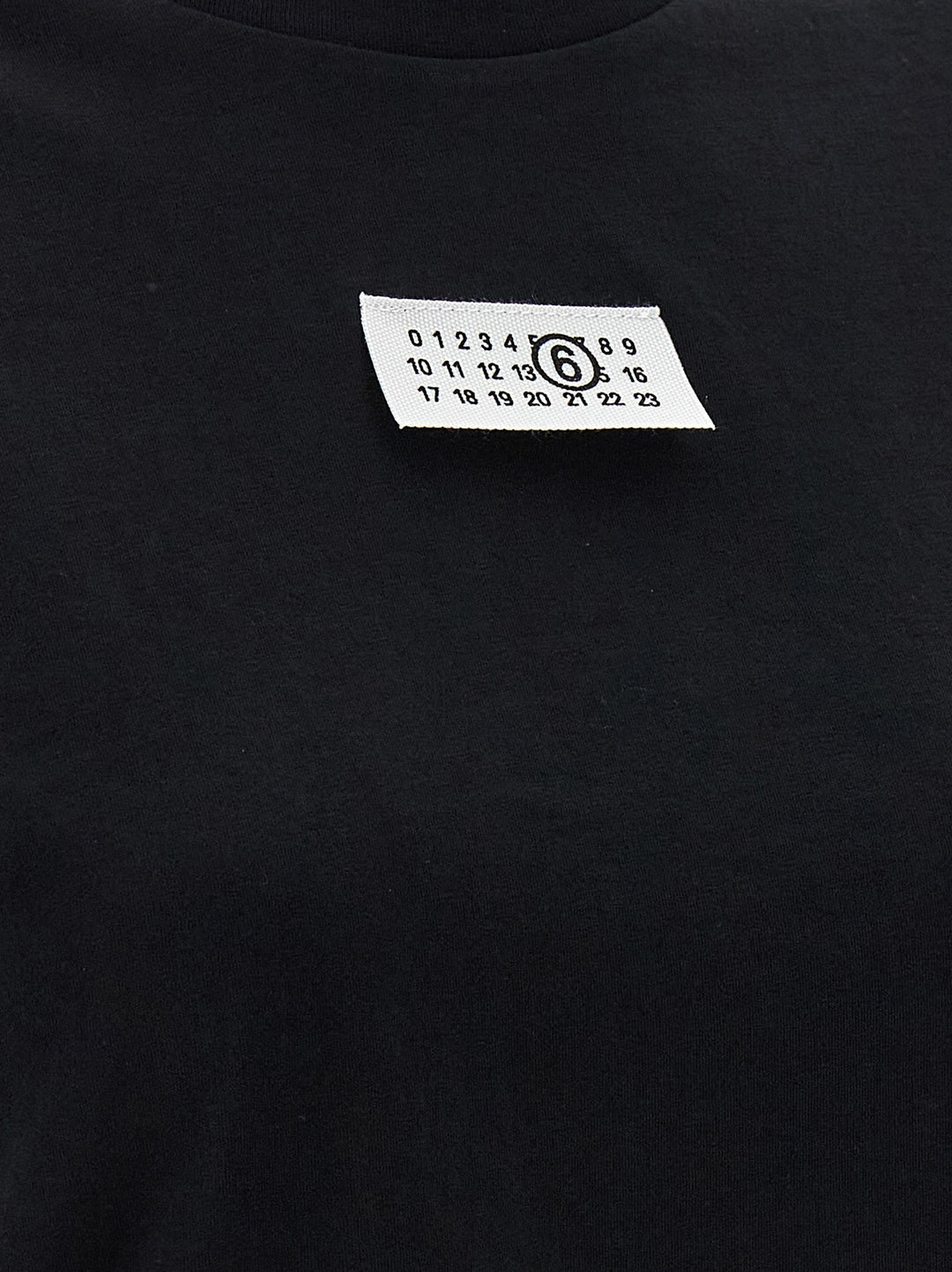 MM6 Maison Margiela Black Cotton T-Shirt