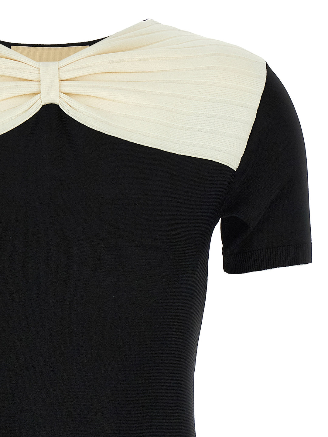 Valentino Garavani Black Viscose Short Dress