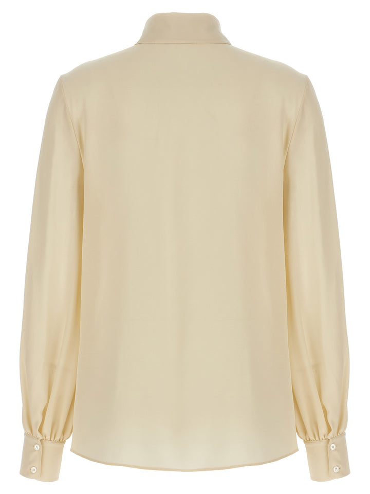 Valentino Garavani Beige Silk Blouse