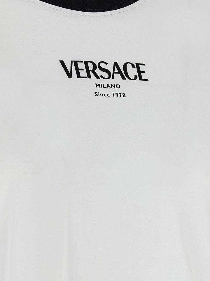 Versace Bicolor Viscose T-Shirt
