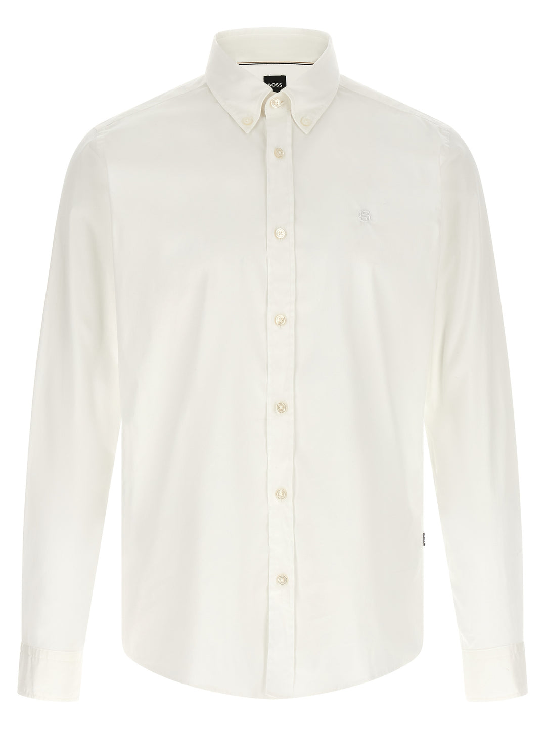 Hugo Boss White Cotton Blouse