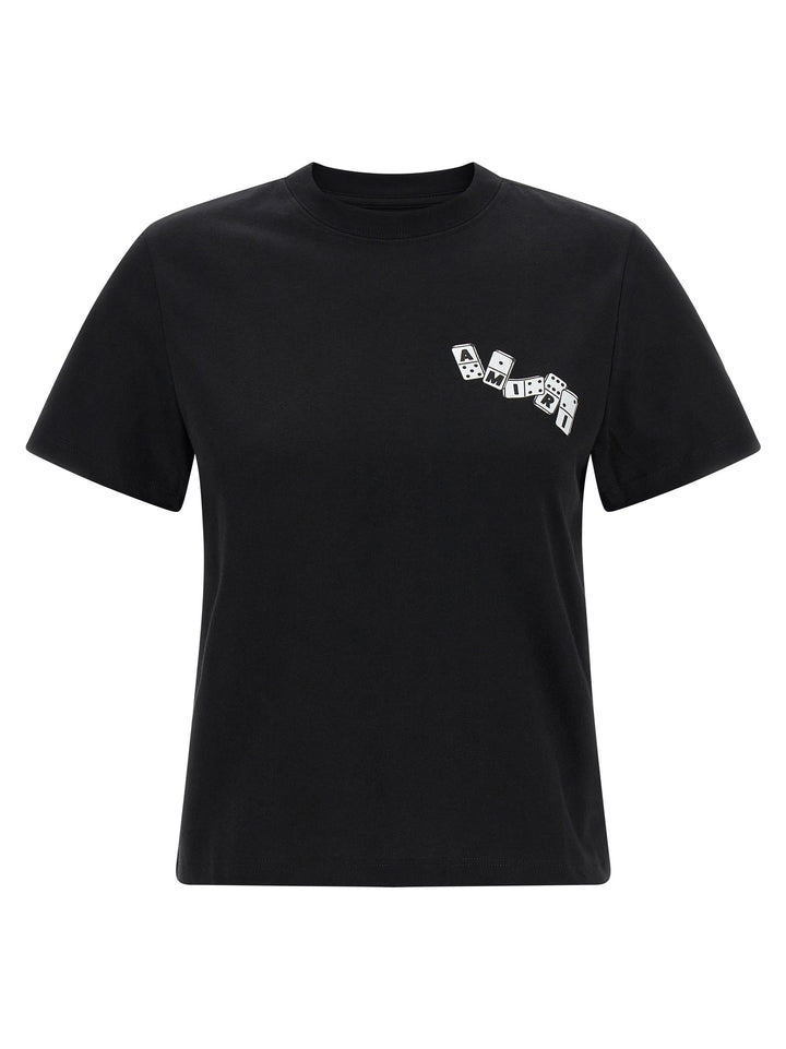 Amiri Black Cotton T-Shirt