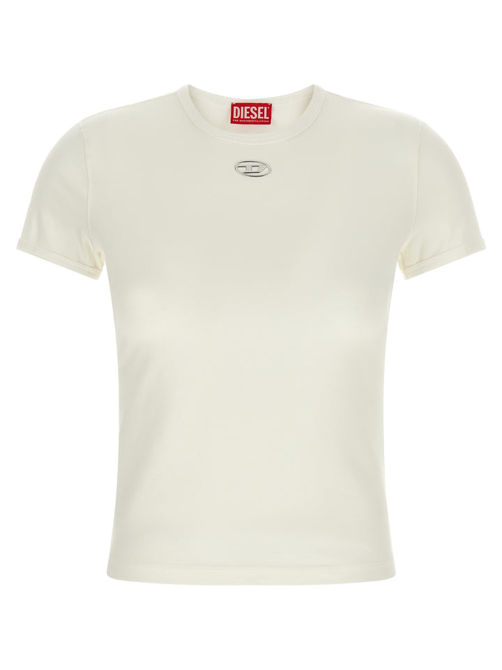 Diesel White Cotton T-Shirt