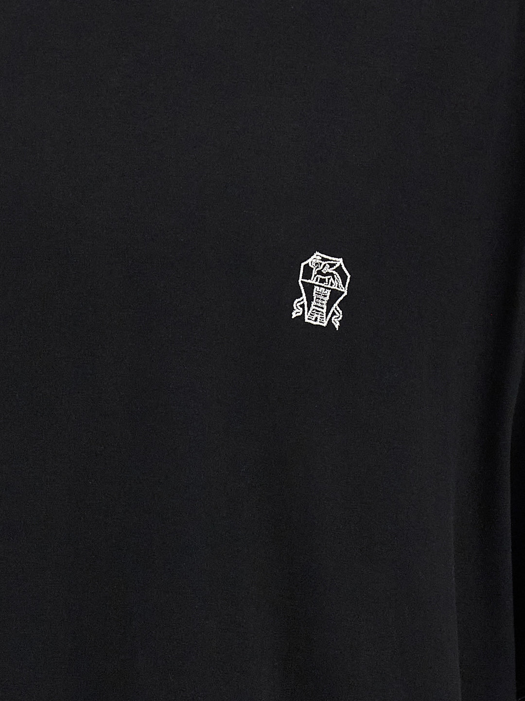 Brunello Cucinelli Black Cotton T-Shirt