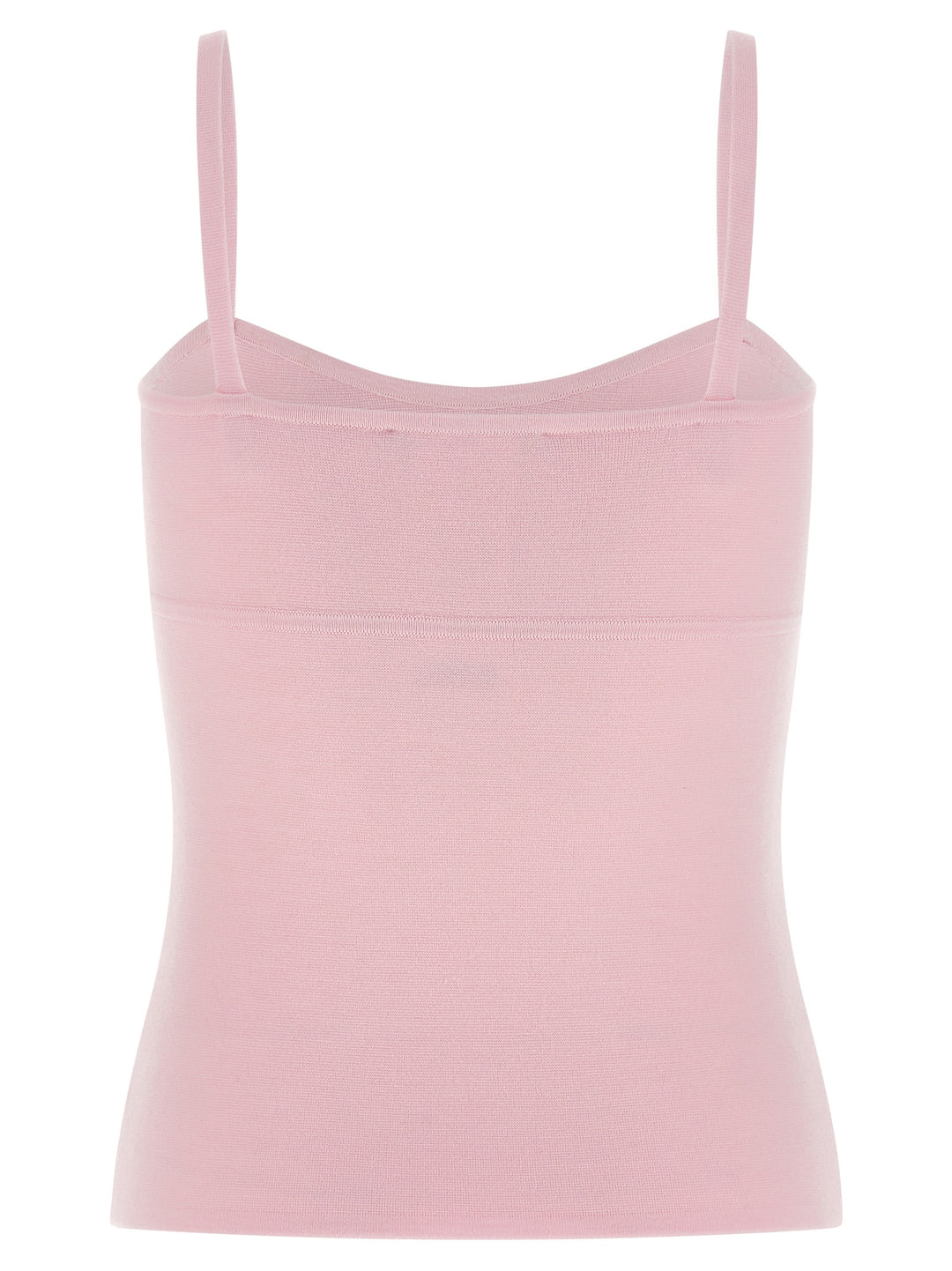 Max Mara Multicolor Virgin Wool Sleeveles T-Shirt