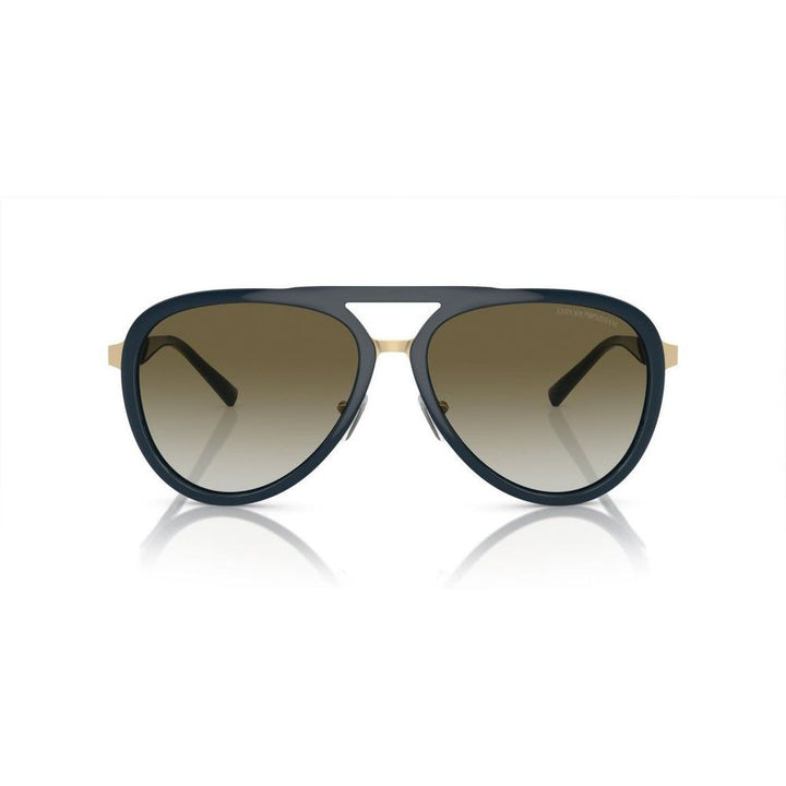 Emporio Armani Blue Metal Sunglasses