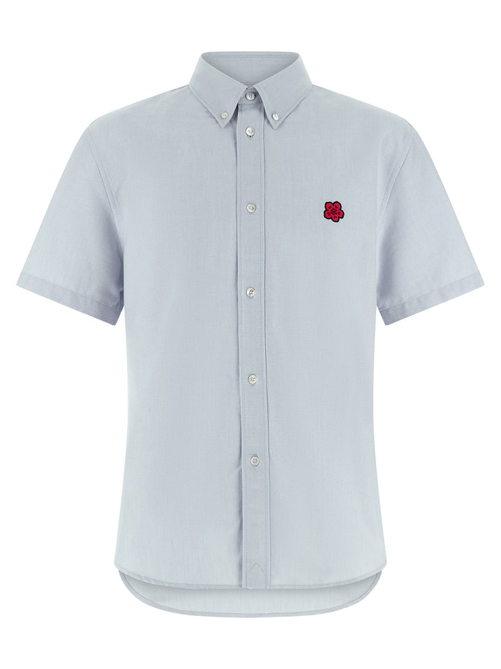 Kenzo Blue Cotton Blouse