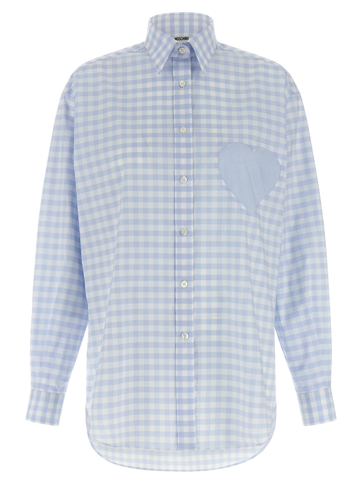 Moschino Blue Cotton Blouse