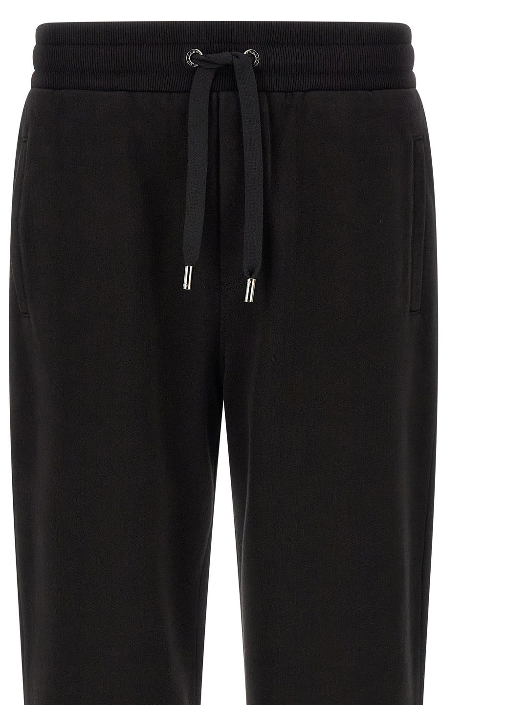 Dolce & Gabbana Black Cotton Joggers (Workout Pants)
