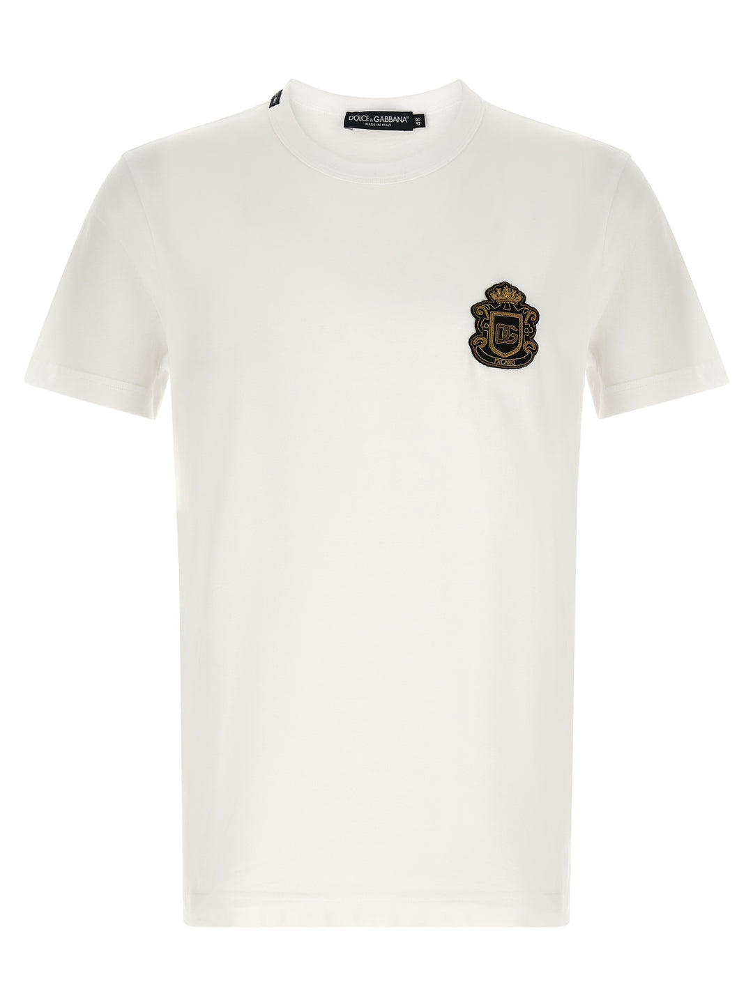 Dolce & Gabbana White Cotton T-Shirt