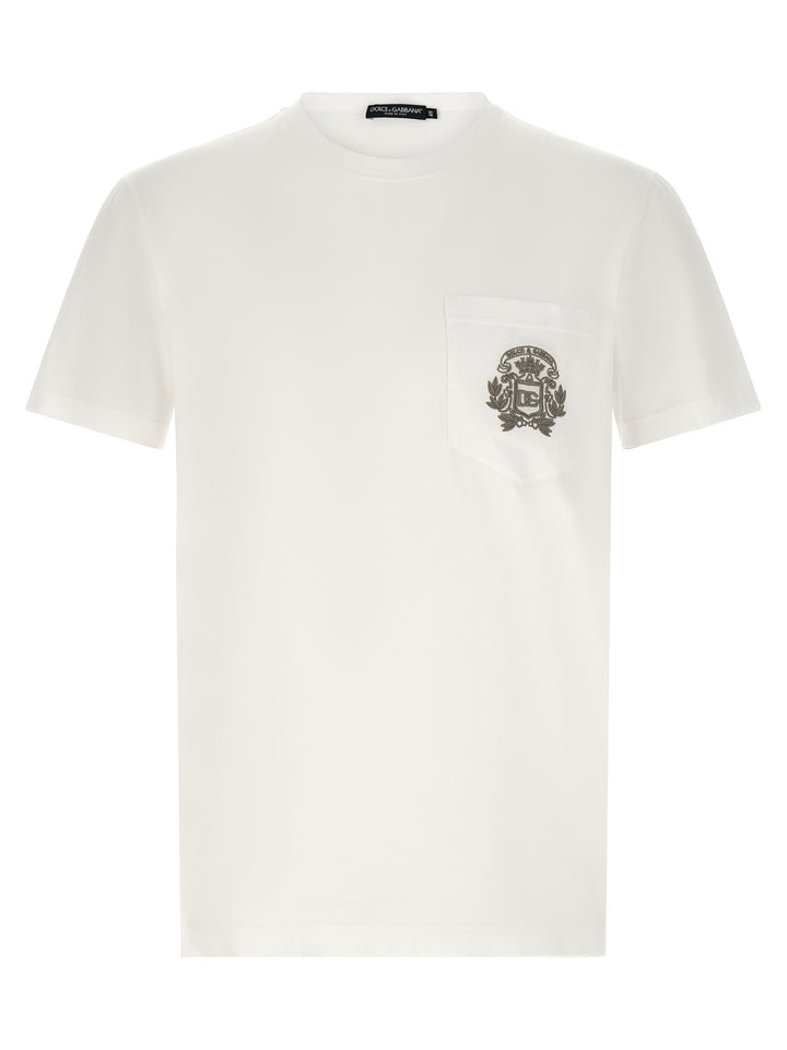 Dolce & Gabbana White Cotton T-Shirt