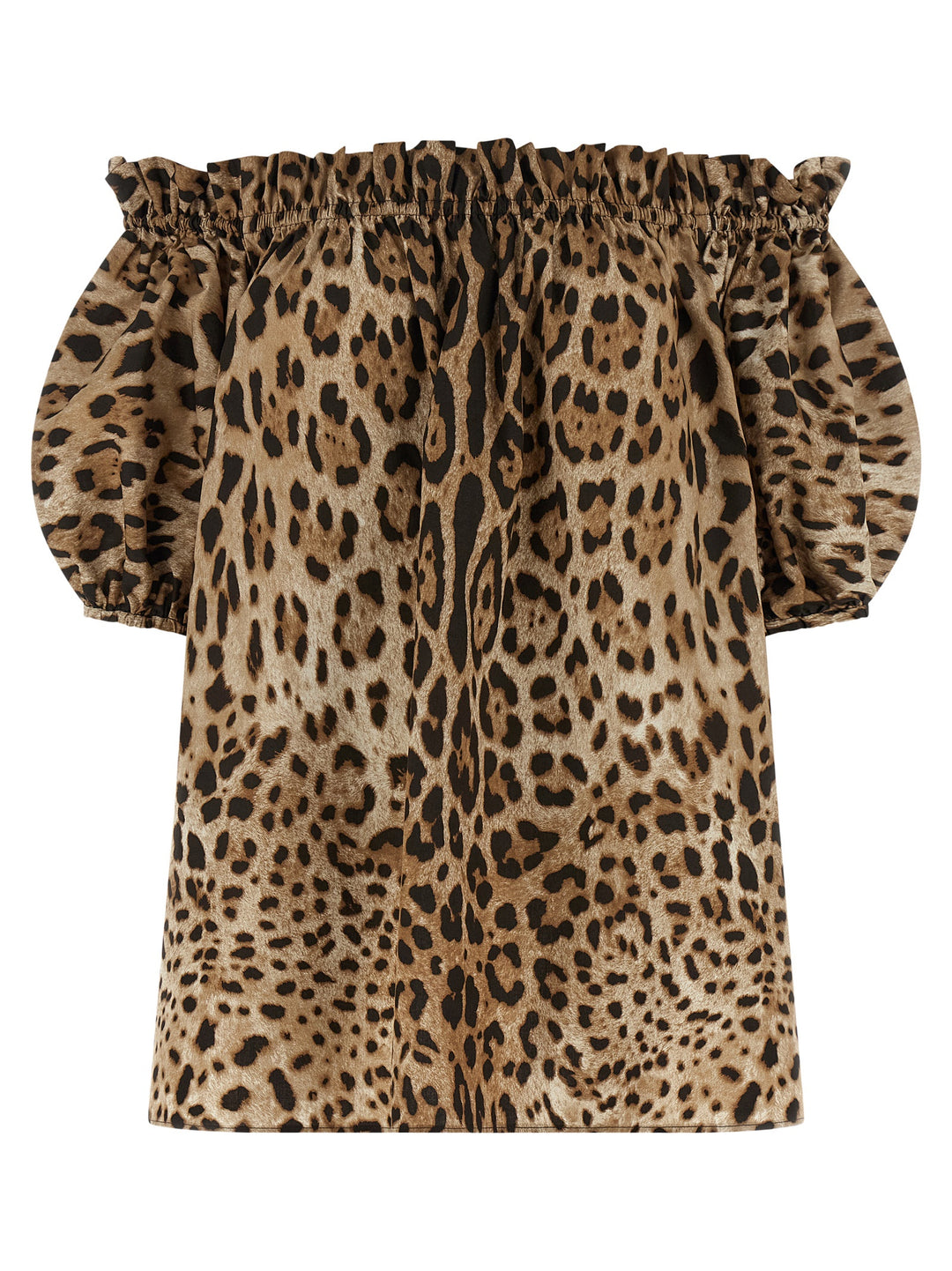 Dolce & Gabbana Brown Cotton Shirt