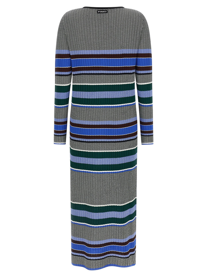 PINKO Multicolor Viscose Long Dress