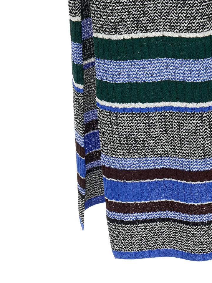 PINKO Multicolor Viscose Long Dress