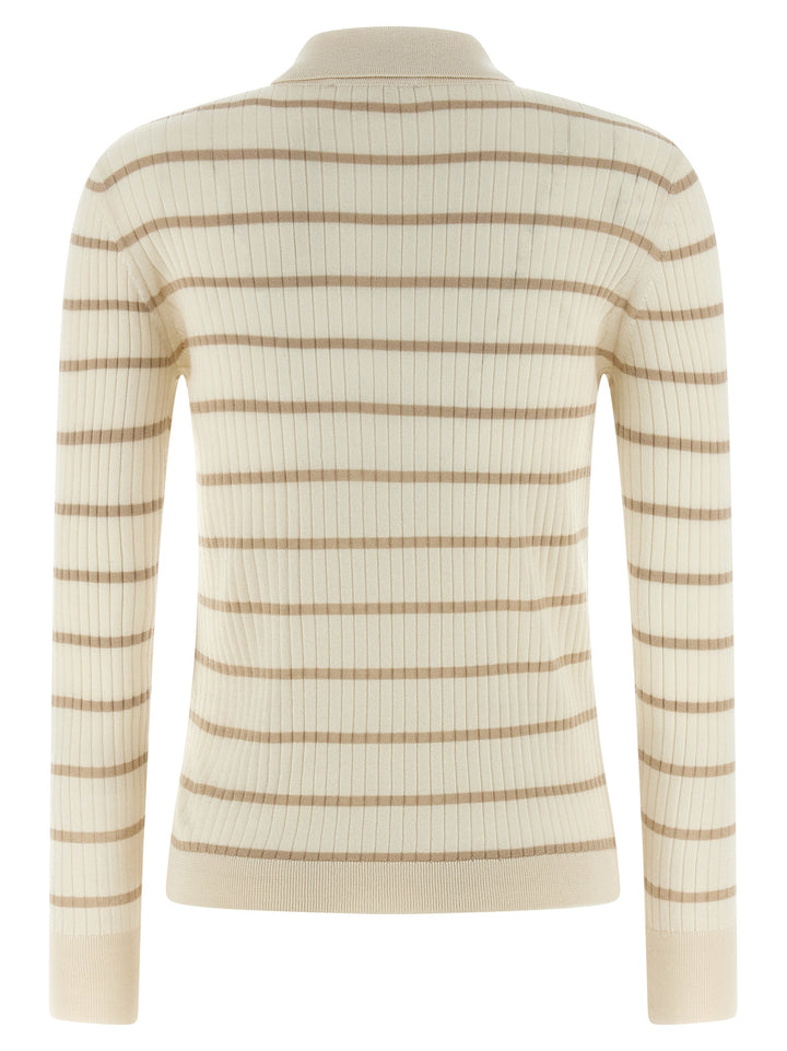 Max Mara Beige Cashmere Polo Shirt