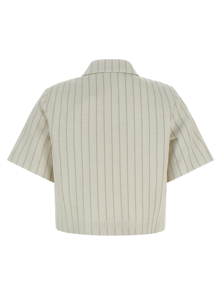 Max Mara Beige Cotton Full-Length Jacket