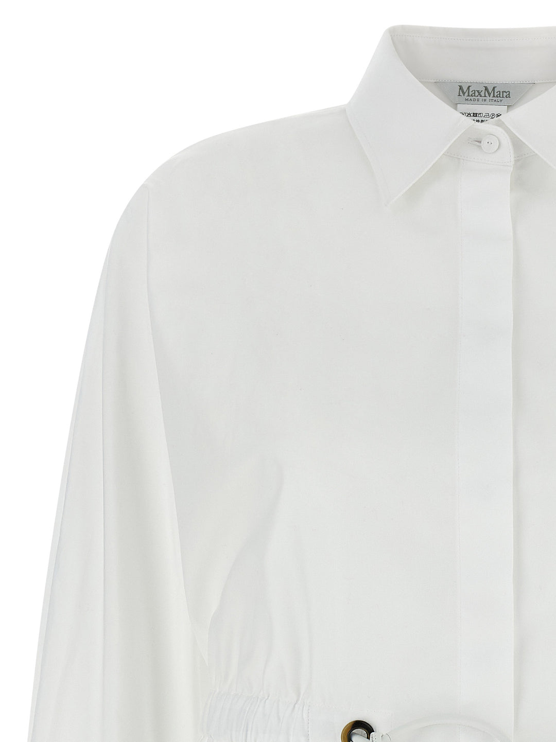 Max Mara White Cotton Blouse